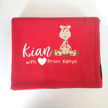 Load image into Gallery viewer, Kian Maasai Fleece Blankie
