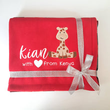Load image into Gallery viewer, Kian Maasai Fleece Blankie
