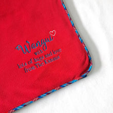 Load image into Gallery viewer, Koi Border Fleece Blanket
