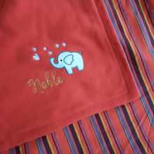 Load image into Gallery viewer, Nahla Kikoy Fleece Blankie
