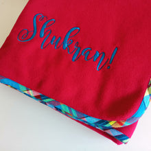Load image into Gallery viewer, Shugu Border Fleece Blanket
