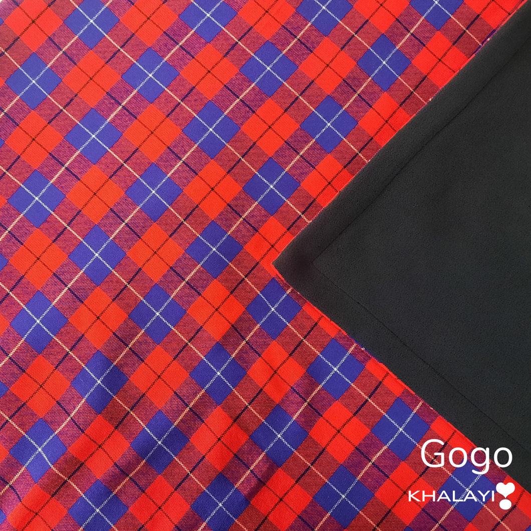 Gogo Maasai Fleece Blanket